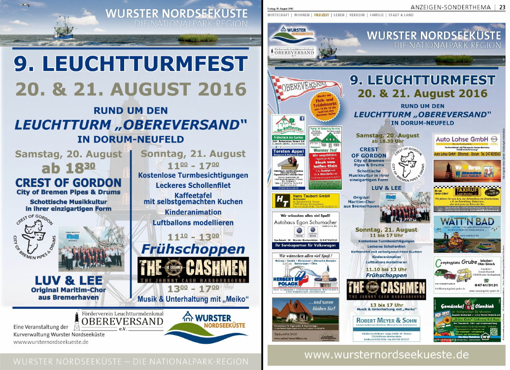 Read more about the article 20.08.2016 – 9. Leuchtturmfest