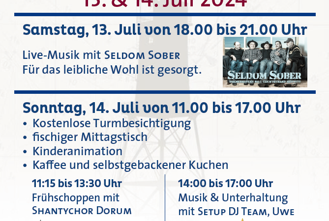 13./14.07.2024 – 13. Leuchtturmfest