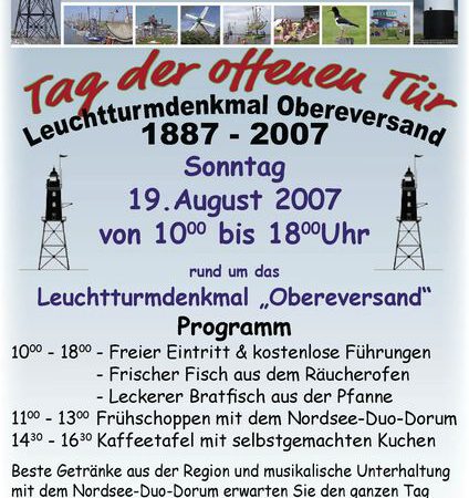 19.08.2007 – 120. Geburtstag Obereversand